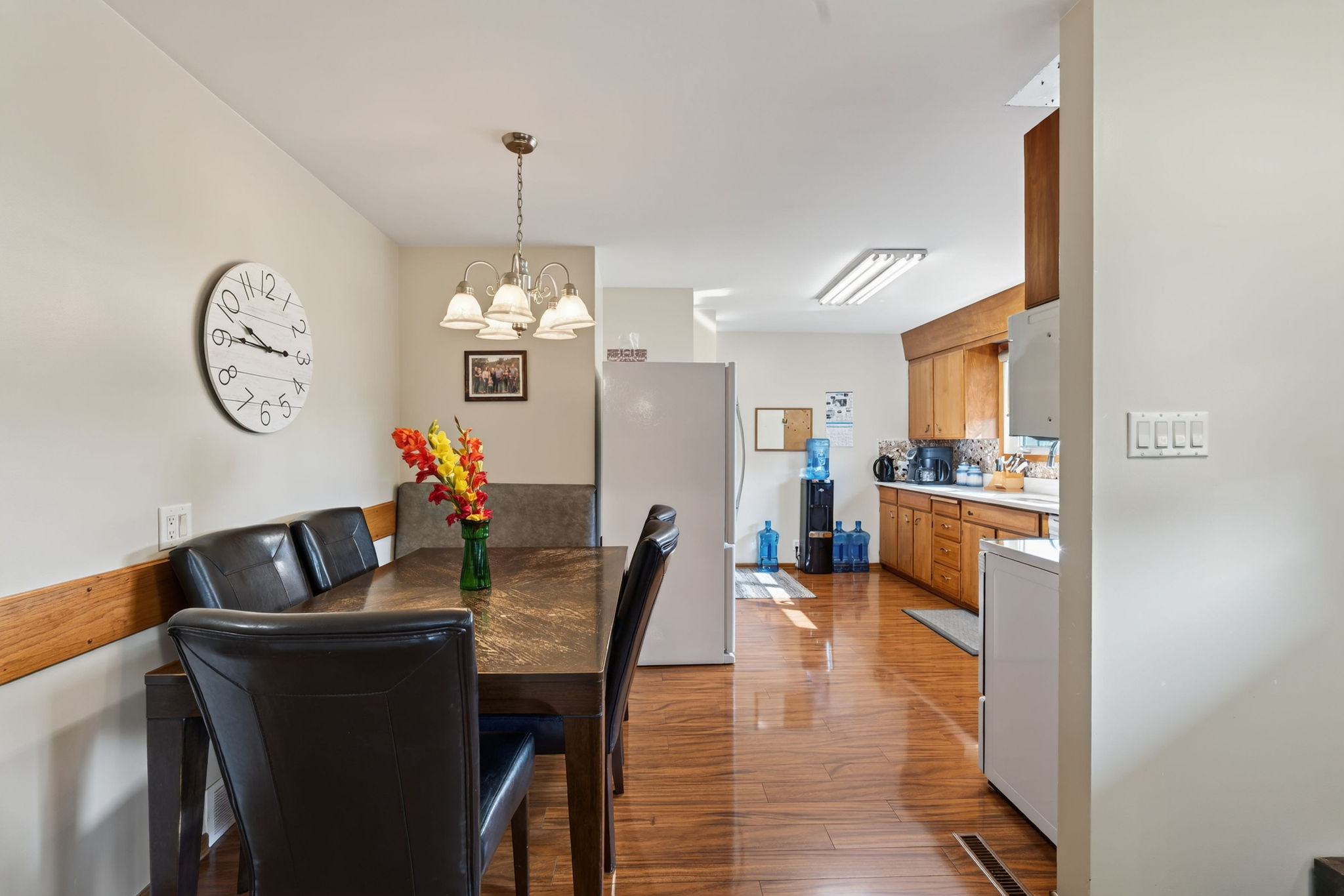 Dining area of the Lefebvre home