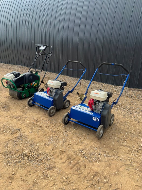 Walk-behind aerators