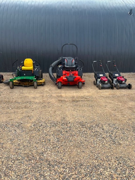 Zero-turn and push mowers